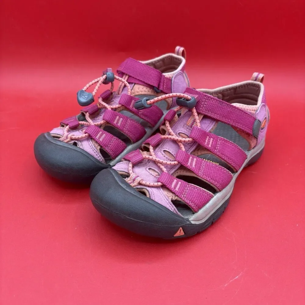 KEEN Unisex-Child Newport H2 Closed Toe Water Sandals Berry Pink Size 2